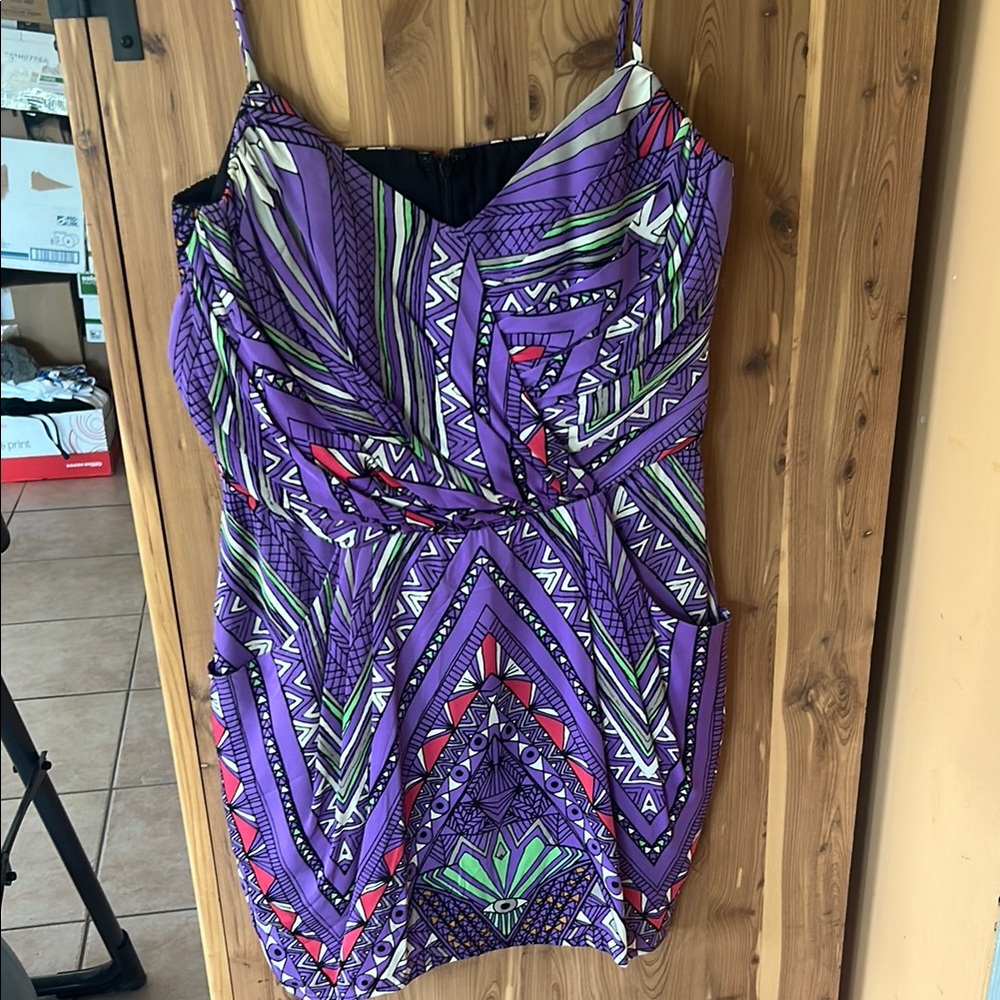 Mara Hoffman Vibrant Geometric Print Dress